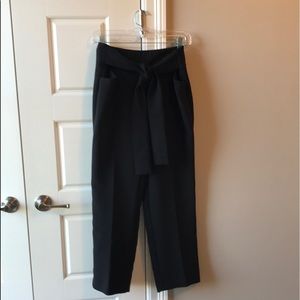 Trendy pants on trend with tie waist